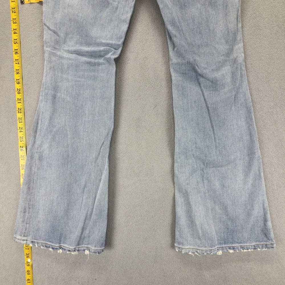 Diesel Jeans Womens 31x30 Blue D-Ebbey Light Wash Bootcut Flare Low Rise‎ 09A04